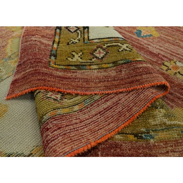 Turkish Oushak Old Wool Rug 9'10" x 14' #20121 For Sale In Houston - Image 6 of 8