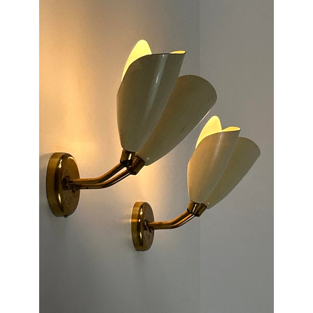 Mid-Century Modern Wall Lamps, Italy, 1950s, Set of 2 For Sale - Image 15 of 18