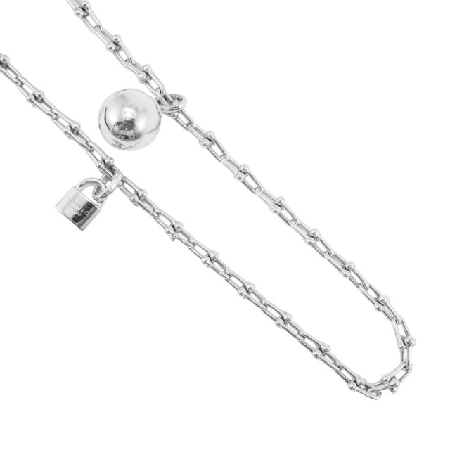 Tiffany & Co. Hardwear Collection Small Wrap Silver Charm Chain Link Bracelet For Sale - Image 10 of 12
