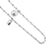 Tiffany & Co. Hardwear Collection Small Wrap Silver Charm Chain Link Bracelet For Sale - Image 10 of 12