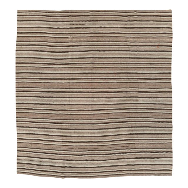 Galerie Shabab Collection Mid-20th Century Turkish Flatweave Kilim Carpet For Sale