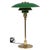 Plastic 3/2 Table Lamp Annivesary Edition in Green Lacquered and Brass by Poul Henningsen for Louis Poulsen, 1990s For Sale - Image 7 of 7