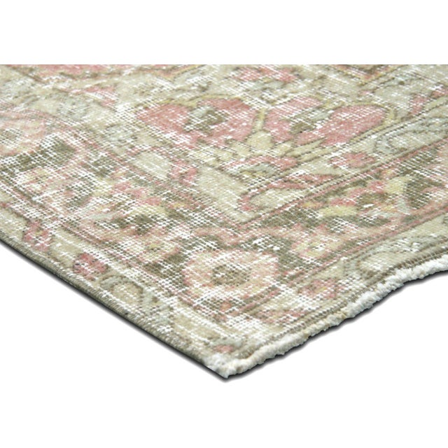 Traditional 1960s Turkish Oushak Rug For Sale - Image 3 of 6