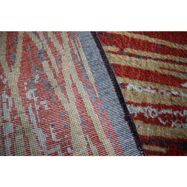 1940s Abstract Wool Rug, 1940s For Sale - Image 5 of 8