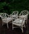 McGuire Set of Four Authentic Vintage McGuire Rattan Dining Chairs For Sale - Image 4 of 8