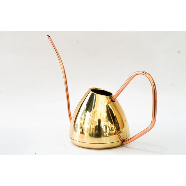Copper and Brass Watering Can, 1950s For Sale - Image 6 of 8