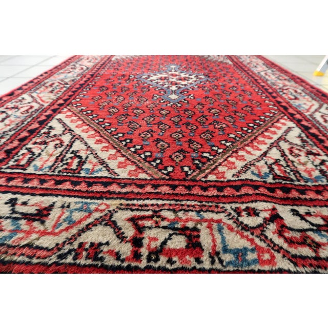 Indian 1960s, Vintage Indian Seraband Rug 3' X 5' For Sale - Image 3 of 10