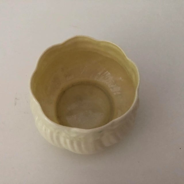 Belleek Pottery Ltd. Vintage Belleek Fine China Sugar Bowl For Sale - Image 4 of 6