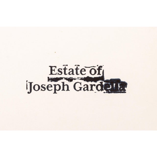 Joseph Lawrence Gardella (American, XX-XXI), Untitled (Geometric Composition), Gouache on Paper, unsigned, estate stamp to...