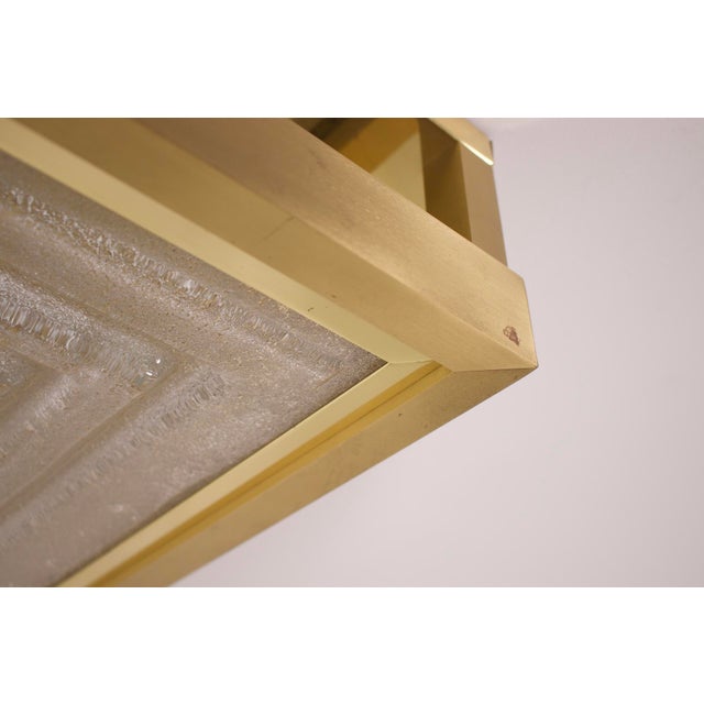 Hollywood Glam Square Ceiling Light by Stéphane Davidts & Wkr., 1980s For Sale - Image 12 of 13