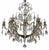 St. Louis Crystal Vintage St Louis French Crystal & Bronze Chandelier For Sale - Image 4 of 5