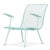 Mid-Century Modern 1950s Pair of Teal Outdoor Patio Lounge Chairs by Karl Lightfoot Studio, Atrributed, 2 Pieces For Sale - Image 3 of 6