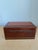Mid 20th Century Red Leather Humidor Box For Sale - Image 4 of 8