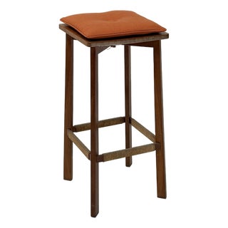 Mid-Century Wood Stool, 1960s For Sale