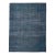 1970s Vintage Persian Handmade Wool Cotton Blue Area Rug For Sale