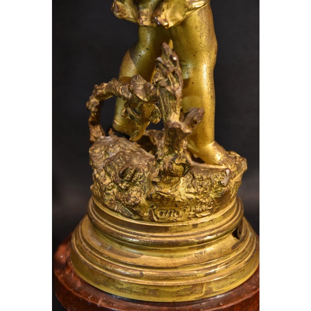 Bronze Candlesticks by Rancoulet, France, 19th Century, Set of 2 For Sale - Image 9 of 15