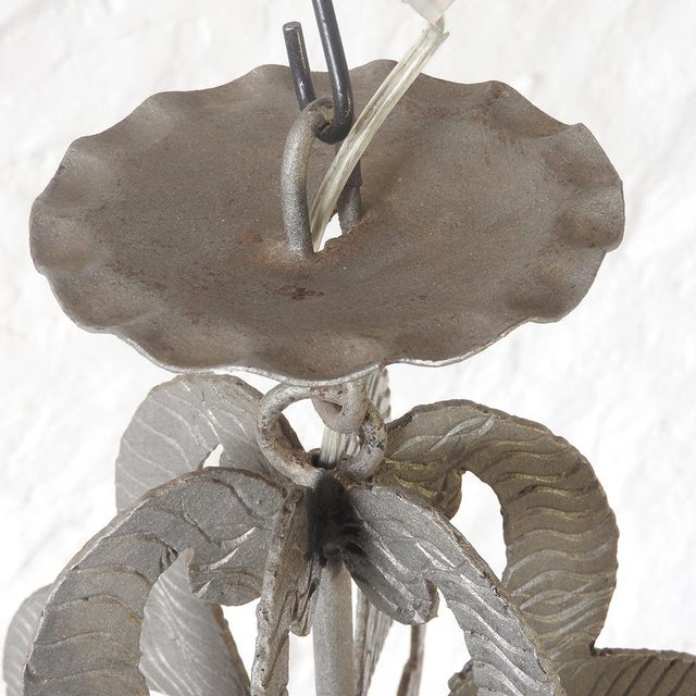 Brutalist Pendant Lamp, Spain, 1950s For Sale - Image 13 of 15
