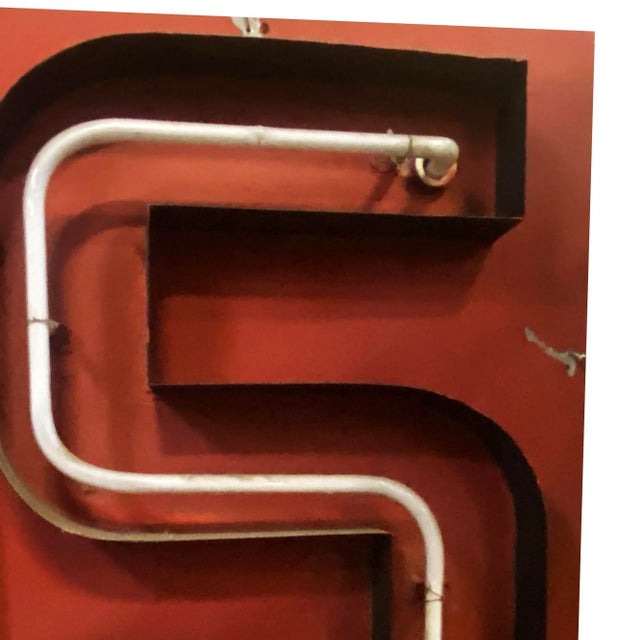 Own a piece of Los Angeles history. This large neon marquee letter "S" comes from the interior of the iconic Pan-Pacific...