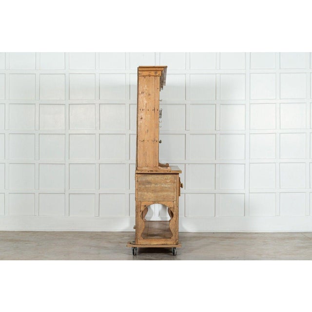 Brown Large 19th Century Irish Pine Potboard Dresser, 1860s For Sale - Image 8 of 16