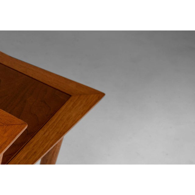 2-Tier Mid Century Modern End Tables Attributed to Lubberts & Mulder for Tomlinson, circa 1960s - A Pair For Sale - Image 9 of 11