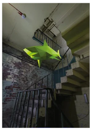 Liam Hopkins, Industry Shark Stairway, Photographic Print