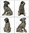 Wonderful example of animalier art in the form a man's best friend. Research indicates these were made in Austria and are...