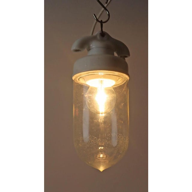 Bauhaus Bauhaus Hand-Blown Glass Bulb Lamp, Denmark, 1930s For Sale - Image 3 of 14
