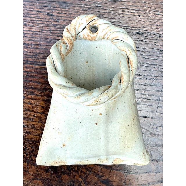 Tracy Signed Ceramic Wall Pocket For Sale - Image 17 of 17