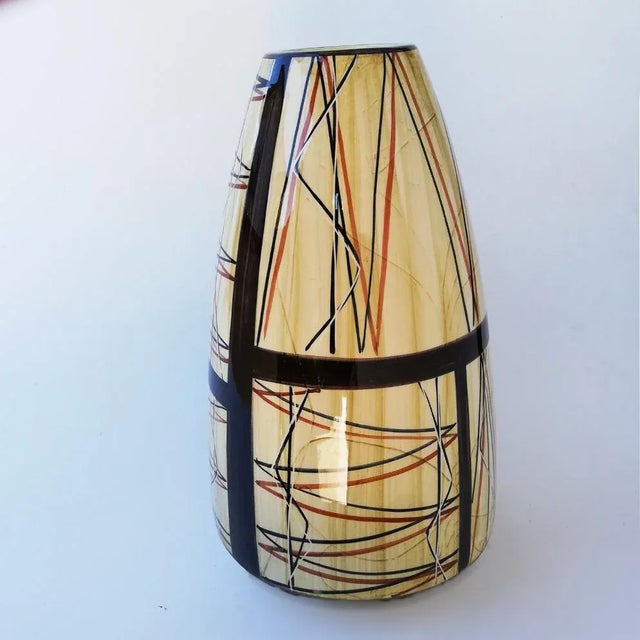 Mid-Century Italian Ceramic Vase from La Donatella For Sale - Image 6 of 12