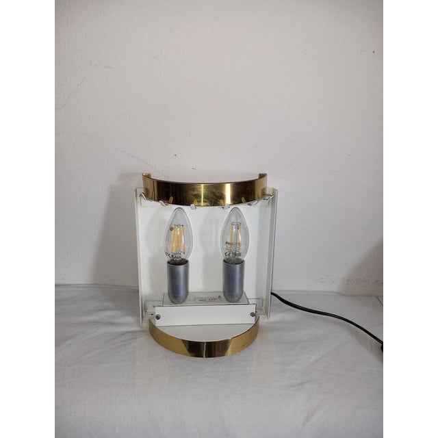 Gold Wall Lamp from Doria Leuchten, Germany, 1960s For Sale - Image 8 of 11