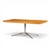 Mid-Century Modern Florence Knoll Mid Century Walnut and Chrome Partner Desk For Sale - Image 3 of 10