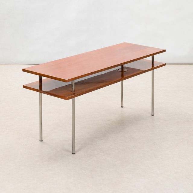 Wood Czech Modernist Coffee Table, 1960s For Sale - Image 7 of 7