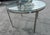 Contemporary 1970’s Chrome Glass Top Dining Table For Sale - Image 3 of 6