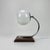 1940s Art Deco Wood and White Glass Table Lamp, 1940s For Sale - Image 5 of 7