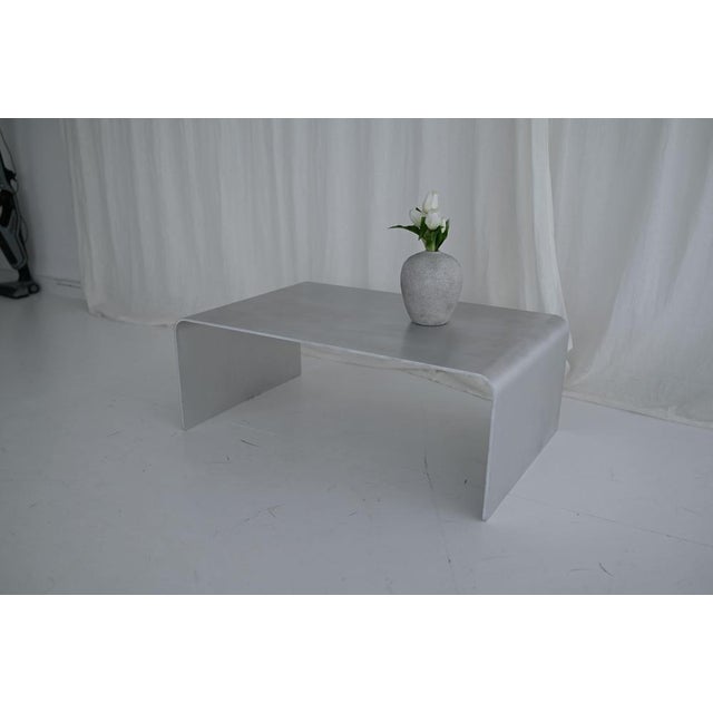 Small Flow Sculptural Waterfall Coffee Table in Aluminum by Veliento For Sale - Image 12 of 17