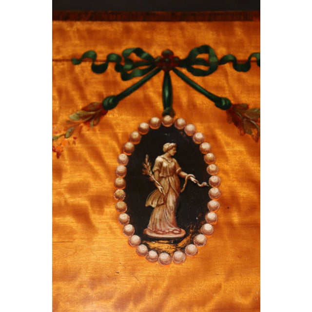 Wood Superb 19th Century Adams Paint Decorated Satinwood English Center Table For Sale - Image 7 of 9