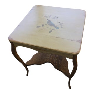 20th Century Cottage Solid Oak Occasional Table For Sale
