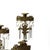 French Three Piece Antique Bronze & Crystal Girandole Set With Marble Base C1900 For Sale - Image 3 of 4