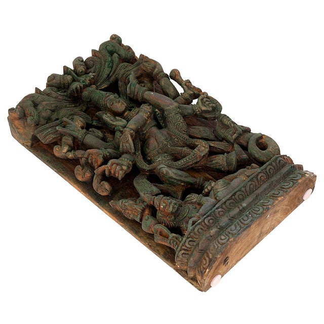 Vintage Hindu WoodCarving India For Sale In Los Angeles - Image 6 of 7