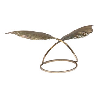 1970s Carlo Giorgi for Bottega Gadda 'Rabarbaro' Two-Leaf Table Lamp For Sale