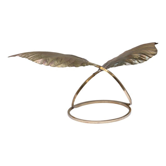 1970s Carlo Giorgi for Bottega Gadda 'Rabarbaro' Two-Leaf Table Lamp For Sale