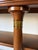 Large- French Art Deco Empire Style Mahogany & Green Marble Top Two-Tier Demilune Console Table For Sale - Image 11 of 17