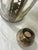Mid 20th Century Haig Type Heavy Dimple Pinch Bottle With Sterling Overlay and Cap With Cork For Sale - Image 4 of 7