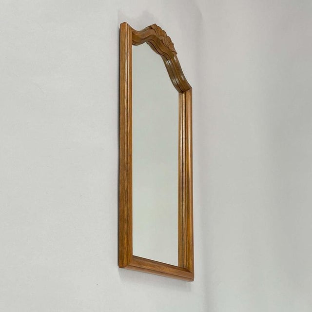 Art Deco Oak Wall Mirror, Germany, 1930s For Sale - Image 10 of 12