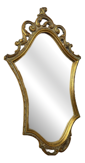 Vintage French Style Ornate Wall Mirror