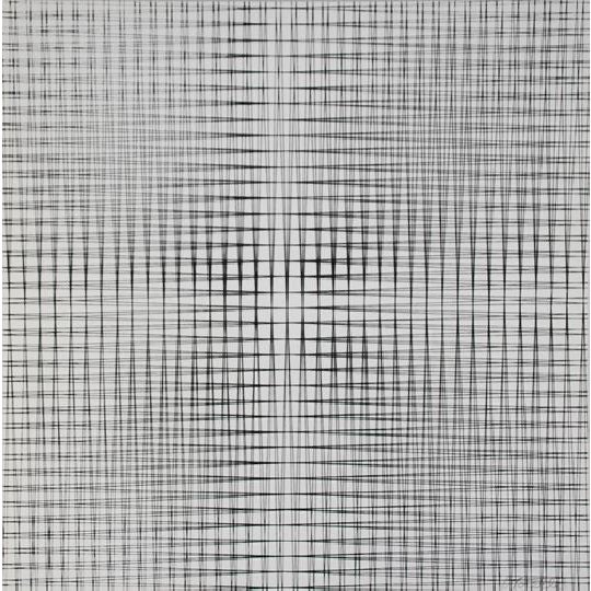 François Morellet, 2 Double Wefts, 1959, Screenprint For Sale