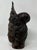 1940s Antique Guan Yin Bodhisattva Bronzed Iron Head Figures - Set of 2 For Sale - Image 5 of 10