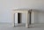 Modern Off- White End Table For Sale - Image 4 of 15