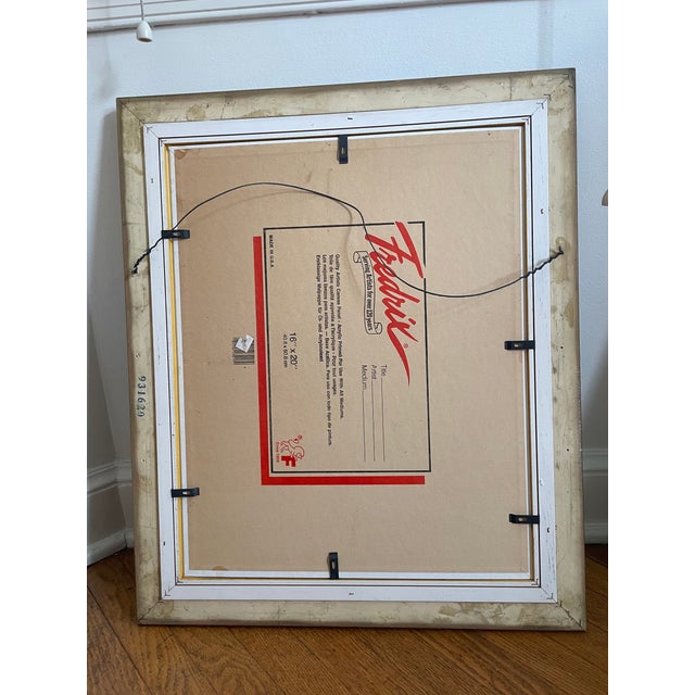 English Original Wine Cellar Painting - Signed by R. Schwarz 1990 For Sale - Image 3 of 8