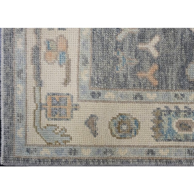 Turkish Turkish Oushak Rug 3' x 6' For Sale - Image 3 of 8